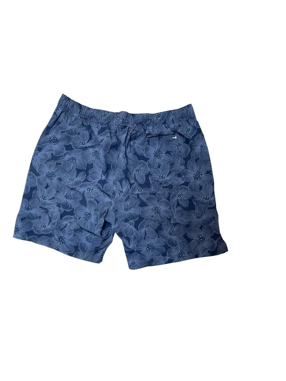 Hurley Phantom Floral Board Shorts XL Blue Hybrid Swim Trunks Lined Drawstring